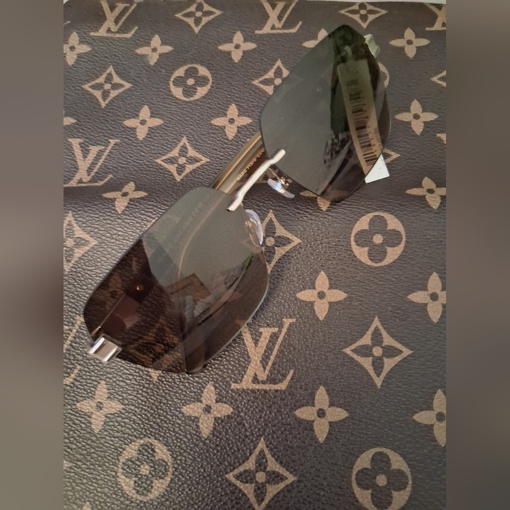 Marc Jacobs Rimless Sunglass $260.00 Retail Great FALL Color! - Picture 2 of 7